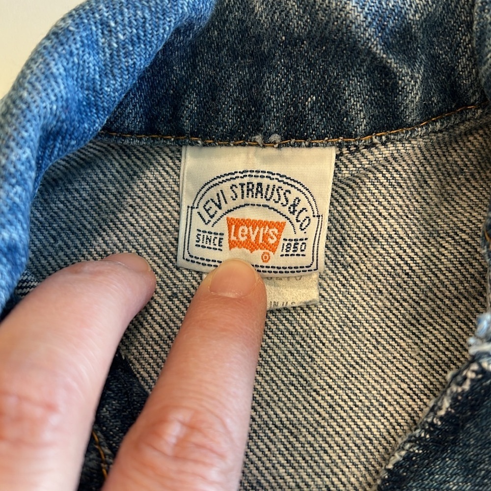 Levi‎ - orange tab, vintage Levi denim jacket - Picture 3 of 6